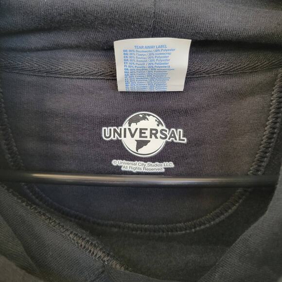 Universal Studios Fast and Furious Shield Logo Black Hoodie Men Sz 2XL - Picture 8 of 8